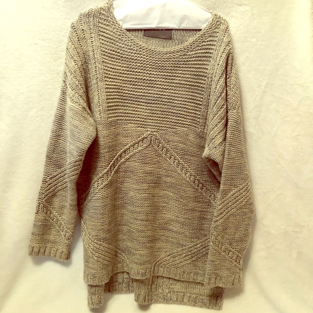 1804 Coin Gray Tunic Sweater